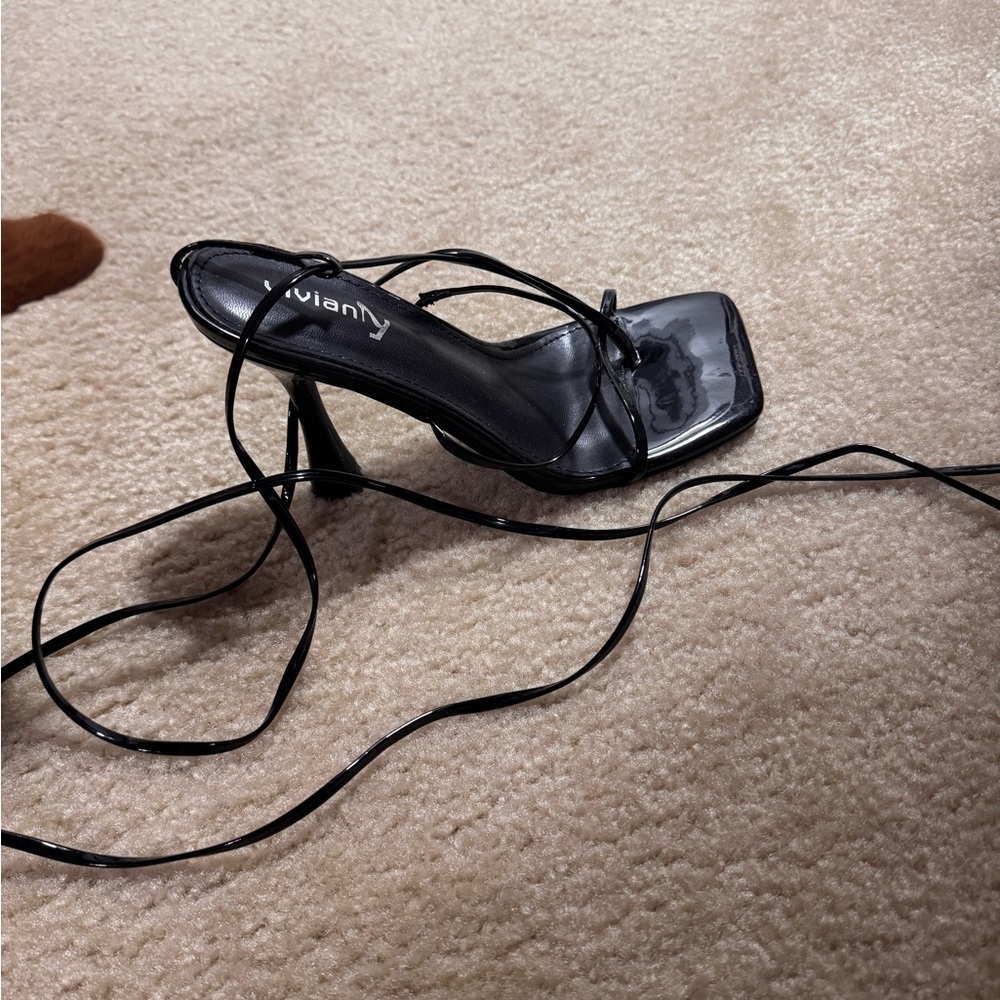 Two Black Womens Heels size 8